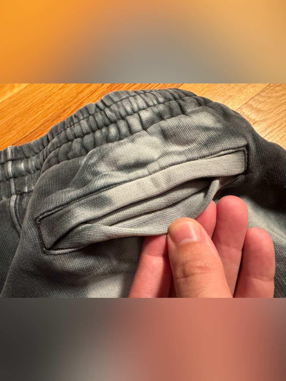Off-White Tie Dye Bleach Wash Sweatpants *read description - Picture 14 of 16